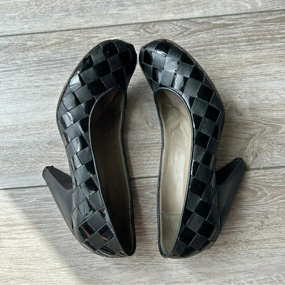 Fancaltti Handmade Weave Leather Full Leather Pumps - Picture 6 of 13